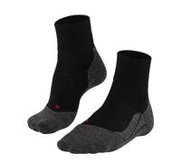 FALKE Womens Tk5 Wander Wool Short W Sso Warm Thin Anti-blister Hiking Socks, Black Black-Mix 3010, 7-8 EU