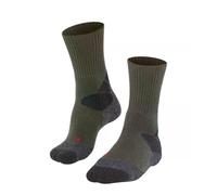 FALKE Women's TKX Expedition W So Wool Thick Anti-Blister Hiking Socks 1 Pair, Green Olive 7830, 2.5-3.5