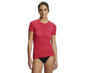FALKE Women's Ultralight Cool Round Neck W S/s Ts Functional Yarn Quick Dry 1 Piece Base Layer Top, Red Rose 8564, XL