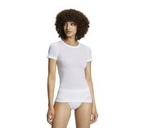 FALKE Women's Ultralight Cool Round Neck W S/s Ts Functional Yarn Quick Dry 1 Piece Base Layer Top, White 2860, S