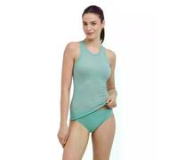FALKE Women's Ultralight Cool W S/l Sh Functional Yarn Quick Dry Base Layer Top 1 Piece, Green Malachite 7527, L