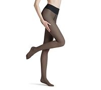 FALKE Women's Vitalize 20 DEN W Ti Sheer With Compression 1 Pair Tights, Grey Graphite 3146, M-L