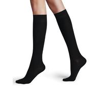 FALKE Women's Vitalize 40 DEN W Kh Semi-Opaque With Compression 1 Pair Knee-High Socks, Black 3009, 2.5-5