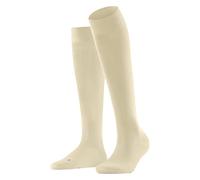 FALKE Women's Vitalizer W Kh Cotton With Compression 1 Pair Knee-High Socks, Beige Cream 4011, 2.5-3.5
