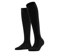 FALKE Women's Vitalizer W KH Cotton With Compression 1 Pair Knee-High Socks, Black (Black 3009), 5.5-6.5