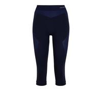 FALKE Women's Warm 3/4 W Ti Functional Yarn Quick Dry 1 Piece Base Layer Bottom, Blue Space 6116, S