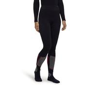 FALKE Women's Warm Long W Ti Functional Yarn Quick Dry 1 Piece Base Layer Bottom, Black 3000, L