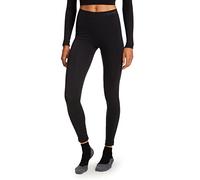 Falke Warm Long Tights Women's Base Layer Bottoms, UK 12 Black