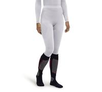 FALKE Women's Warm Long W Ti Functional Yarn Quick Dry 1 Piece Base Layer Bottom, White 2860, XL
