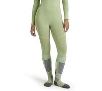 FALKE Women's Warm Trend 3/4 W TI Functional Yarn Quick Dry 1 Piece Base Layer Bottom, Green (Quiet Green 7378), M