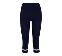 FALKE Women's Warm Trend 3/4 W Ti Functional Yarn Quick Dry Base Layer Bottom 1 Piece, Blue Space 6116, S