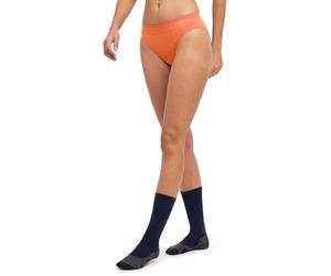 FALKE Women's Warm W Br Functional Yarn Quick Dry 1 Piece Base Layer Underwear, Orange Coral 8017 Trend, L