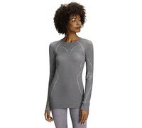 FALKE Women's Wool Tech. Base Layer Top, Thermal, Grey (Grey-Heather 3757), L (1 Piece)