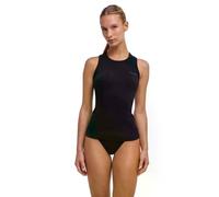 FALKE Women's Wool-Tech Light W S/l Sh Wool Functional Yarn Quick Dry Base Layer Top 1 piece, Black 3000, L