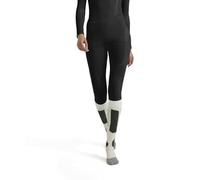 Falke Ergonomic Sport System Womens Black Brand-print Tapered-leg Fitted Stretch-wool Leggings S