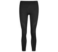 Falke Ergonomic Sport System Womens Black Brand-print Tapered-leg Fitted Stretch-wool Leggings S