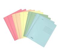 FALKEN 10x PastellColor File Folders DIN A4 Recycled Cardboard