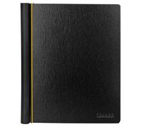 FALKEN Original Falken Gloria Pure Chorus Folder with Ergonomic Handle Extremely Light Made of High-Quality Cardboard with Elegant Embossing 6 Elastic Straps 2 Transparent Pockets Inside DIN A4 Music