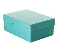 FALKEN Original PureBox Pastel, Made in Germany, 100 mm high, DIN A5, blue, storage box with lid made of sturdy cardboard, vegan gift box, transport box, all-purpose box