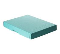 Falken Original PureBox Pastel, Made in Germany, 40 mm high, DIN A4, blue, storage box with lid made of sturdy cardboard, vegan gift box, transport box, all-purpose box