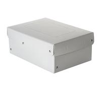 FALKEN Original PureBox Pro. Made in Germany, 100 mm high, DIN A5, DIN ISO 9706, DIN ISO 16245-A. Acid-free and ageing resistant storage box with lid, suitable for archiving box
