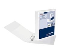 Falken Plastic Presentation Ring Binder Plastic Presentation Ring Binder DIN A4 White 2 Rings 25mm White