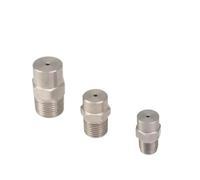 FALKIN 1/8" 1/4" 3/8" 1/2" 3/4" BSP Nozzle Hole Dia 1.6mm/2mm/3.2mm 304 Stainless Steel Solid Cone Atomizing Spray Nozzle Dedusting(1/2")