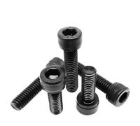 FALKIN DIN912 Hex Socket Head Cap Screws, A2-70 304 Stainless Steel Black Allen Bolts, M1.6 M2 M2.5 M3 M4 M5 M6 M8, 2/5/10/20/50 Pcs(30mm,10pcs M5)
