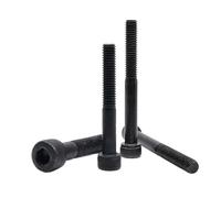 FALKIN Extra Long 200mm M2 M2.5 M3 M3.5 M4 M5 M6 M8 Black Alloy Steel Hex Socket Head Fasteners(90mm,10pcs M3.5)