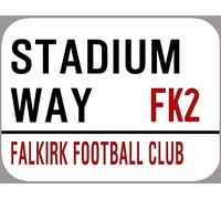 Falkirk Fc Stadium Way Metal St Sign Outside Or Inside Use Outdoor Decoration Plaque 8X12 inch