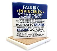 Falkirk Invincibles | 2024 Scottish League One champions | The Bairns | Falkirk Champion Marble Coaster