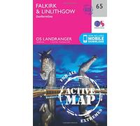 Falkirk & Linlithgow Map | Weatherproof | Dunfermline | Ordnance Survey | OS Landranger Active Map 65 | Scotland | Walks | Cycling | Days Out | Maps | Adventure: 065