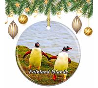 Falkland Islands Christmas Xmas Tree Ornament Decoration Wedding Hanging Pendant Decor City Travel Souvenir Collection