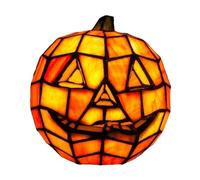 Fall Accent Lamp Halloween Pumpkin Night Light for Tabletop Decor, USB Connected Warm Glow for Shelf Mantel Window Sill and Entryway Styling Pumpkin Night Light Halloween Decor Lamp Carved Table Fall