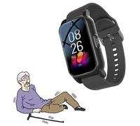 Fall Alarm for Elderly, Fall Alert Devices for Elderly, Smart Watch for Seniors with HD Video Call, IP67 Waterproof & HD Voice Call, Personal Alarms for Elderly,Red