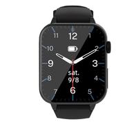 Fall Alert Devices for Elderly, Smart Watch with Fall Detection & Sos Alert, Automatically Answer Incoming Calls ＆ IP67 Waterproof, Emergency Bracelet for ElderlyBlack,19.8x41x12.8mm