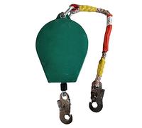 Fall Arrest Self Retracting Lifeline Equipment with Flame Retardant Lanyard and Wire Rope, Fall Arrest Auto Belay Device for Connect The Safety Harness, Double Locking Structure, 3-20m