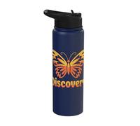 Fall Autumn Butterfly Transform Transition Emergence Change Stainless Steel Insulated Water Bottle