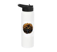 Fall Autumn Falling Leaves with Tree and Butterfly Stainless Steel Insulated Water Bottle