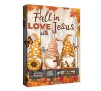 Fall Autumn Thanksgiving Puzzle for Adults 1000 Pieces, Christian Religious Jesus Jigsaw Puzzle, Gnome Pumpkin Sunflower Butterfly Scripture Bible Cross Puzzle