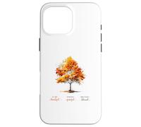 Fall Autumn Tree Thankful Grateful Blessed Thanksgiving Case for iPhone 16 Pro Max