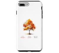 Fall Autumn Tree Thankful Grateful Blessed Thanksgiving Case for iPhone 7 Plus/8 Plus