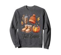 Fall Basics Pumpkin Cozy Beanie Boots Leopard Cup Sweatshirt