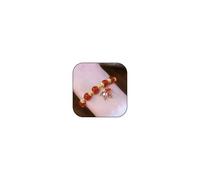 Fall Bracelets for Women Thanksgiving Bracelets Red Crystal Maple Leaf Charms Bracelet Autumn Party Accessories Thanksgiving Gifts for Women, L, alloy, no gemstone