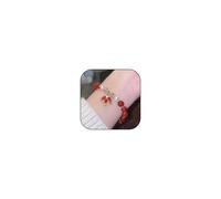 Fall Bracelets for Women Thanksgiving Bracelets Red Crystal Maple Leaf Charms Bracelet Autumn Party Accessories Thanksgiving Gifts for Women, L, alloy, no gemstone