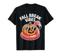 Fall Break Vibes Sunglasses Pumpkin Float T-Shirt