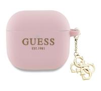Fall CG MOBILE Guess Silicone 4G Charm for AirPods 4 (Pink)