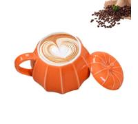 Fall Coffee Mugs Ceramic Thanksgiving Decoration Drinkware with Lid