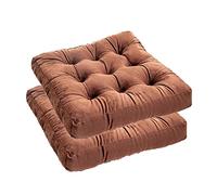 Fall Color Chair Cushions 2 Pack Extra Large Dining Chair Pads Multifunctional Seat Cushions for Kitchen Comfortable Brown Seat Pads for Home Decor