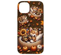 Fall Corgi Graphic For Women Men Kids Cute Autumn Sleep Case for iPhone 14 Plus